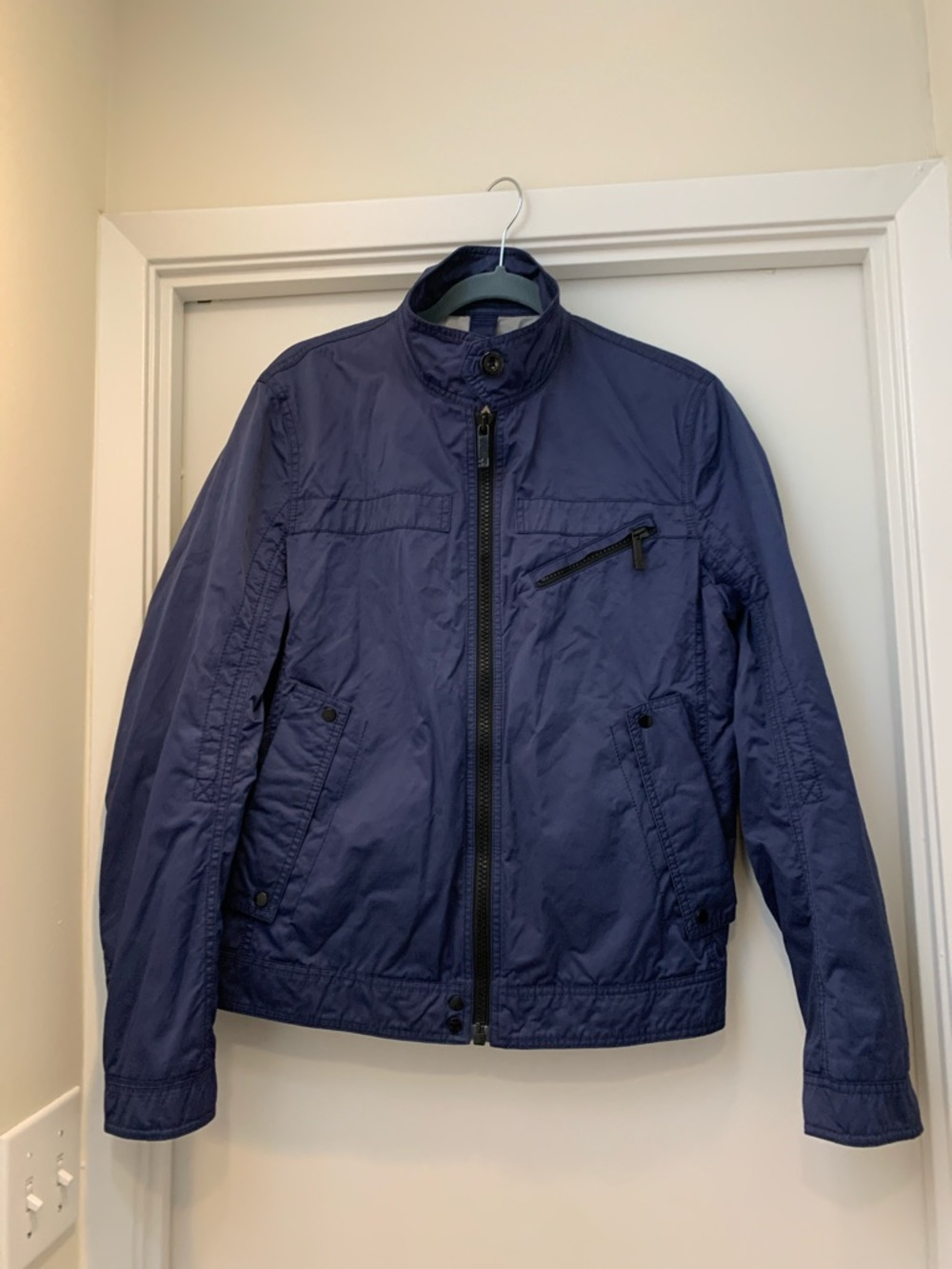 Men's bomber Lightweight Zip-Up Jacket